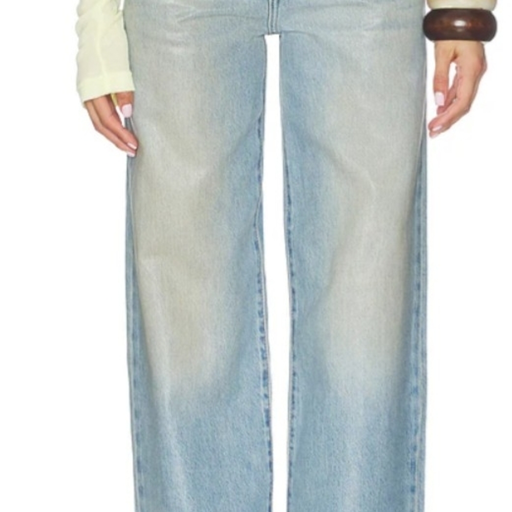Levi's Light Blue Wide-Leg Jeans